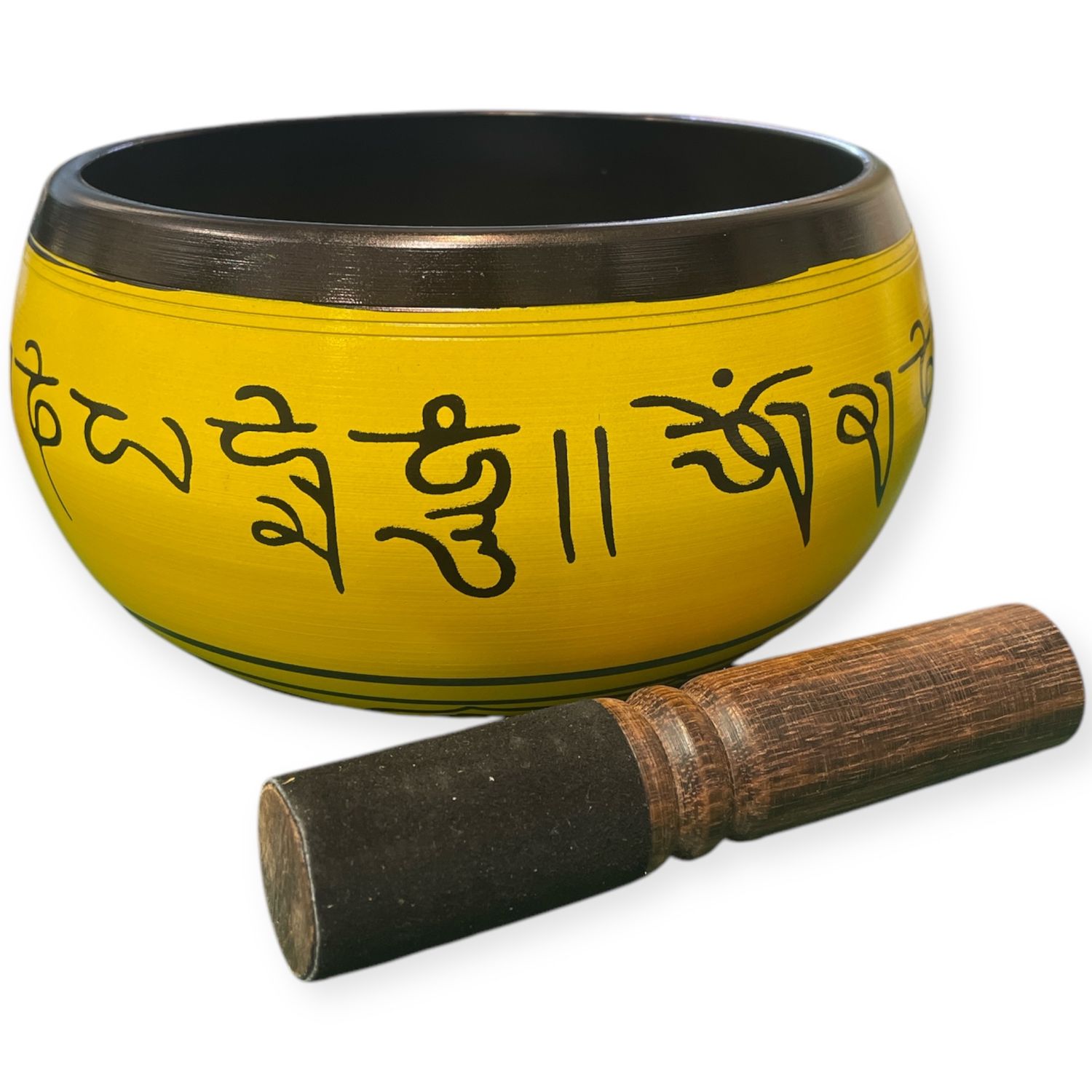 Singing Bowl Yellow w/ Striker 6&quot;