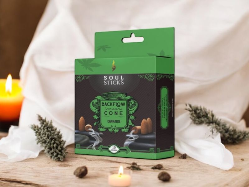 Backflow Incense Cones Cannabis
