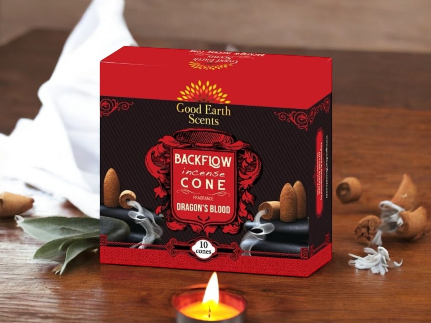 Backflow Incense Cones Dragon&#39;s Blood