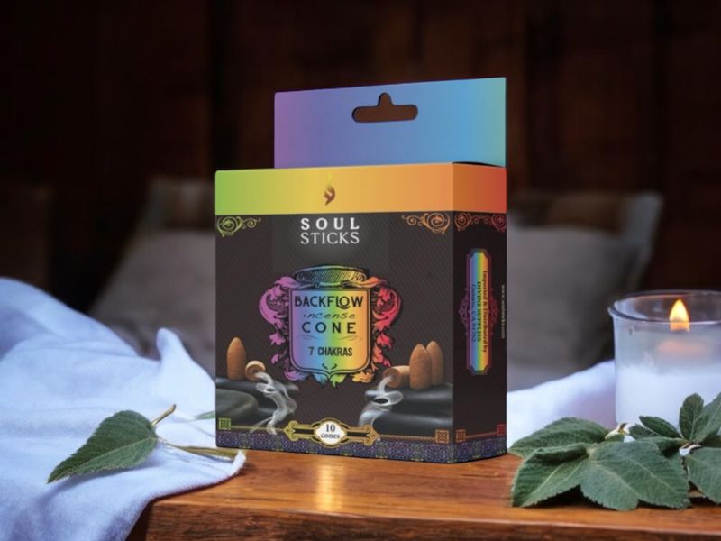 Backflow Incense Cones  7 Chakra