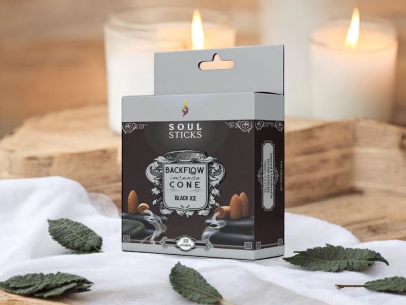Backflow Incense Cones Black Ice