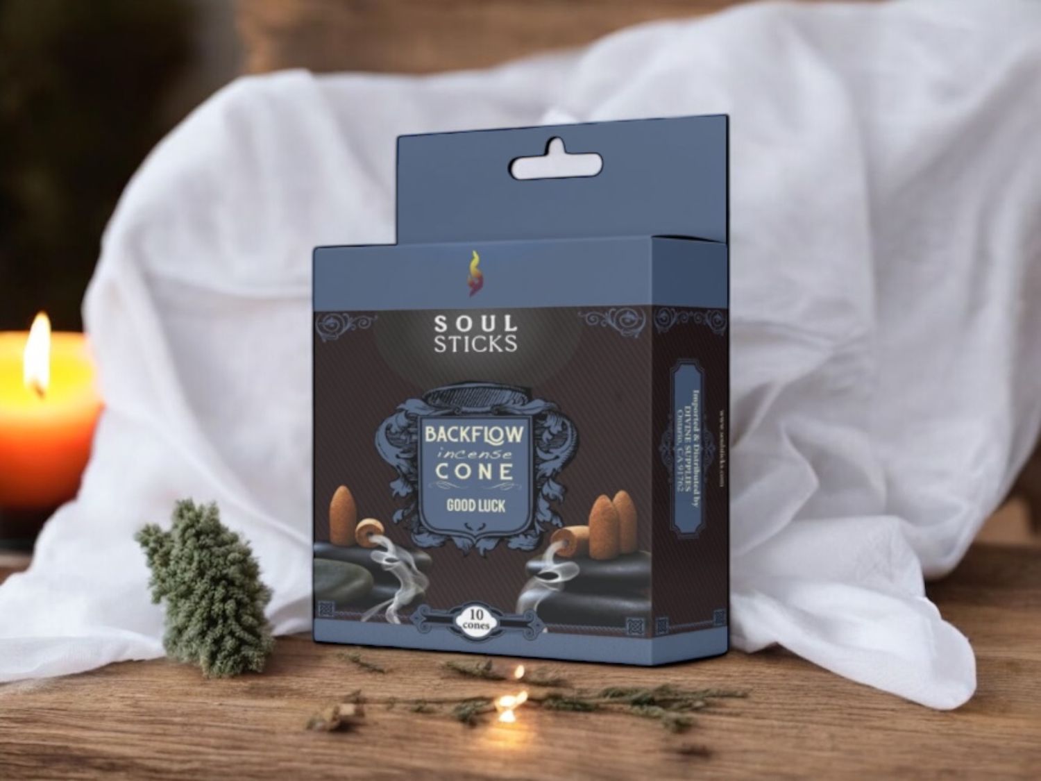 Backflow Incense Cones Good Luck