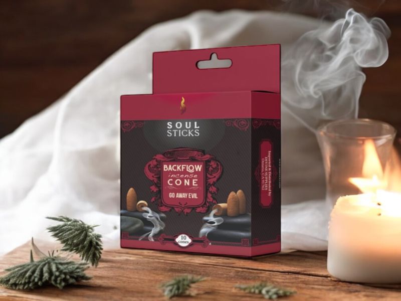 Backflow Incense Cones Go Away Evil