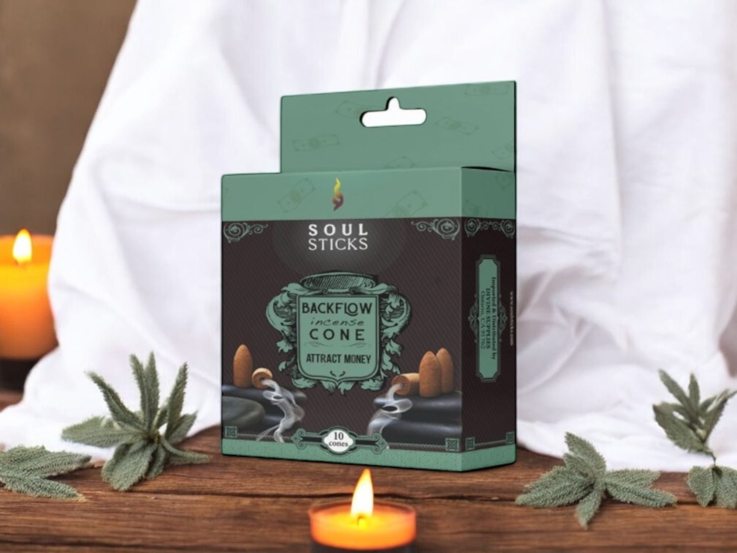 Backflow Incense Cone Attract Money