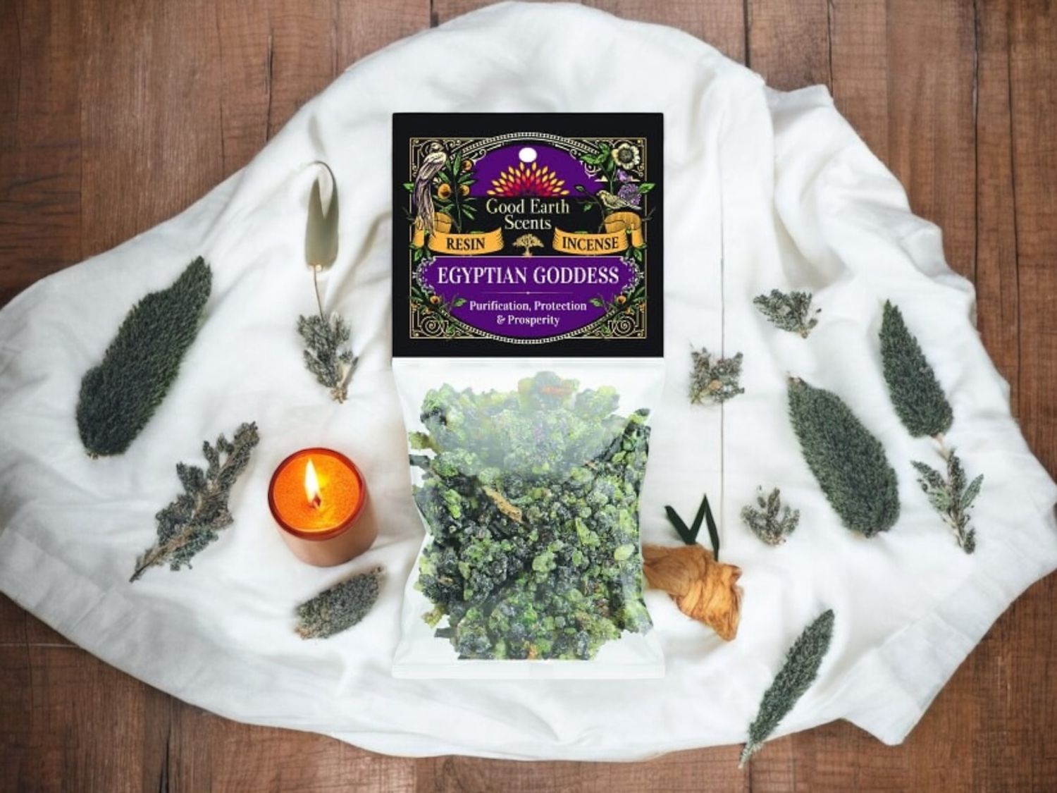 Egyptians Goddess Natural Resin Incense