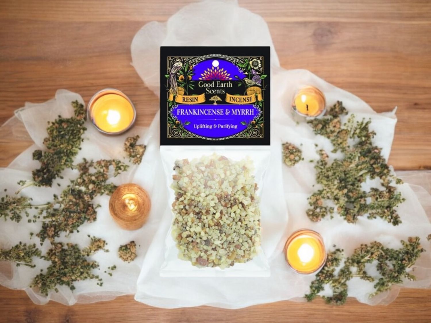 Frankincense &amp; Myrrh Natural Resin Incense