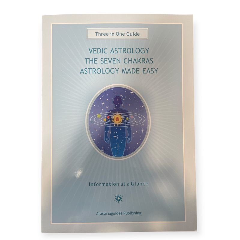 Vedic Astrology The Seven Chakras Astrology Made Easy Guide Laminated