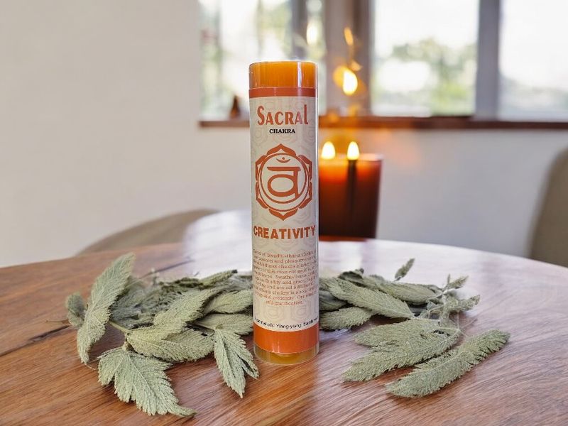 Sacral Chakra Candle 7&quot;
