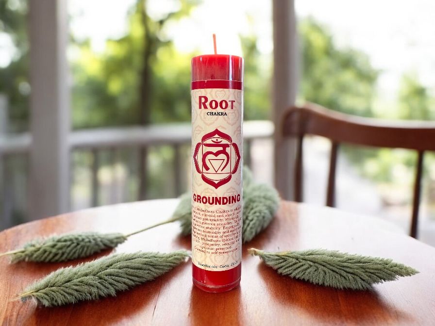 Root Chakra Candle 7&quot;