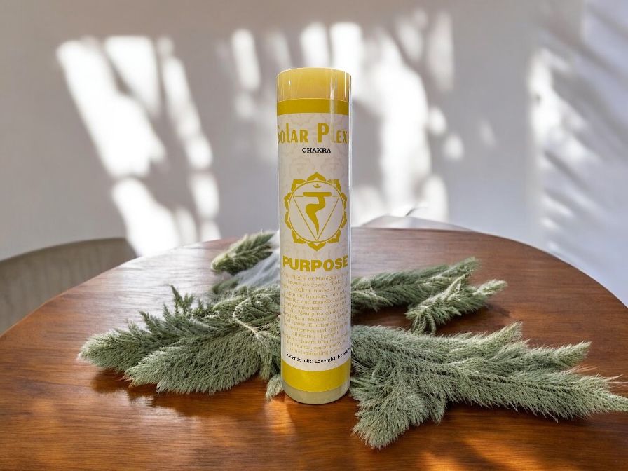 Solar Plexus Chakra Candle 7&quot;