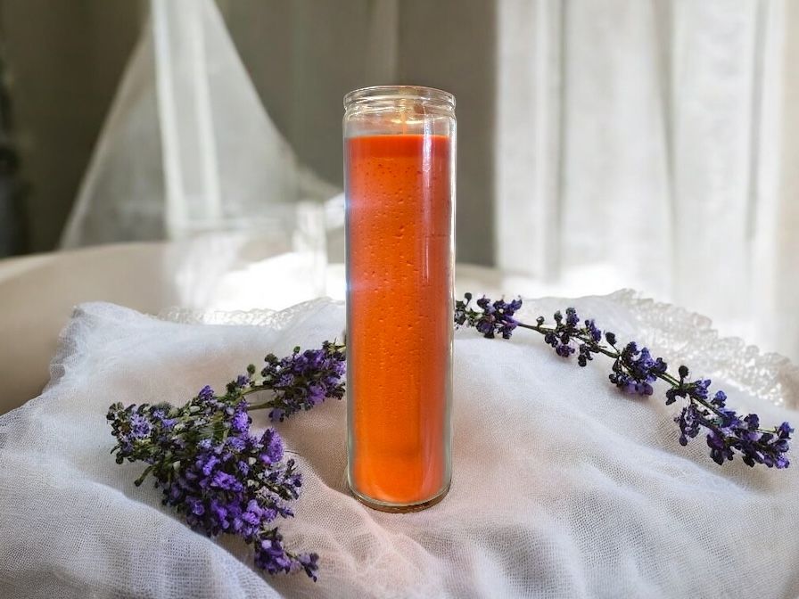 Orange 7 Day Candle