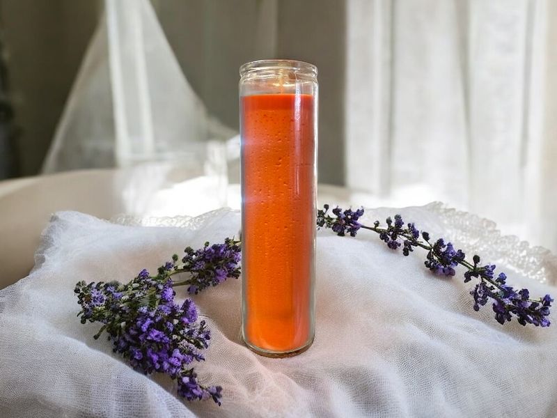 Orange 7 Day Candle