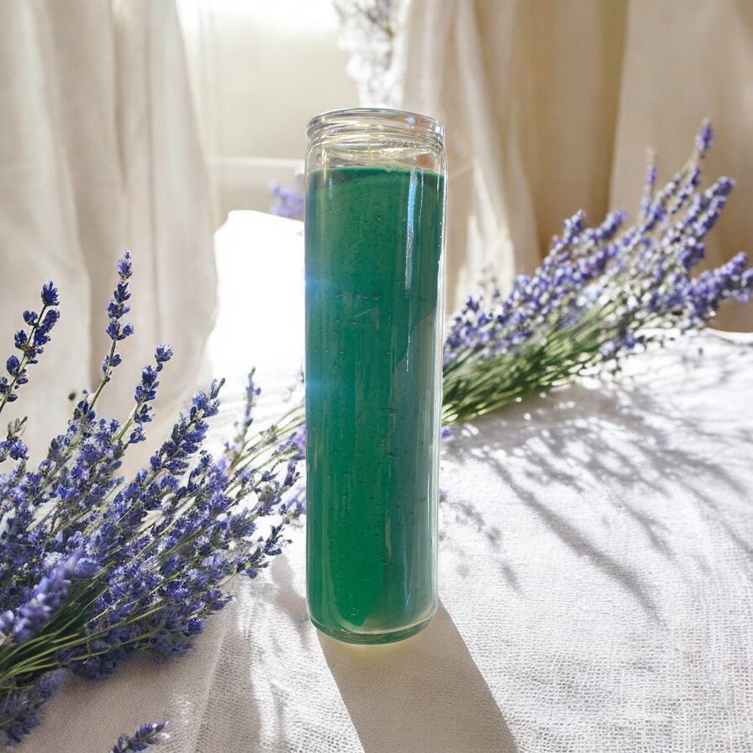 Dark Green 7 Day Candle