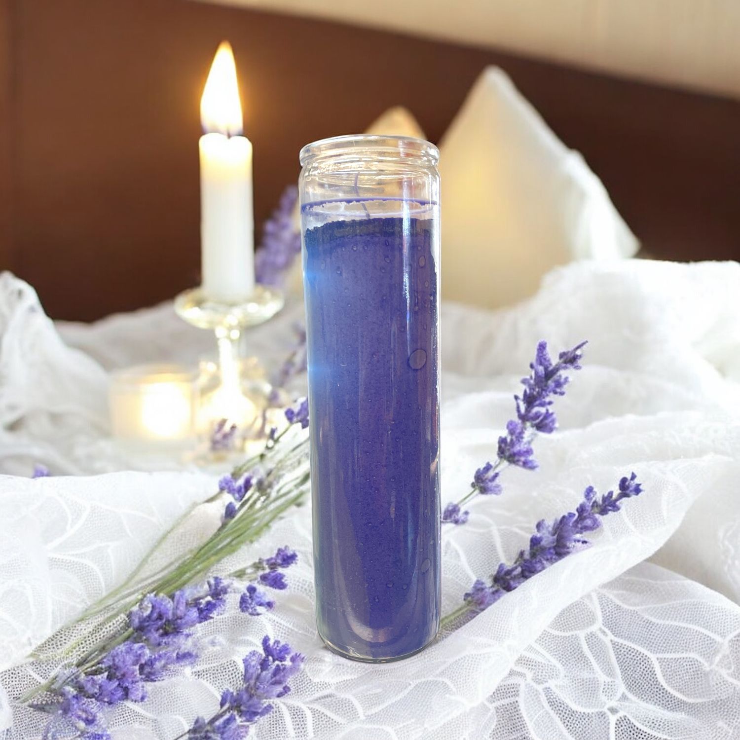 Dark Purple 7 Day Candle