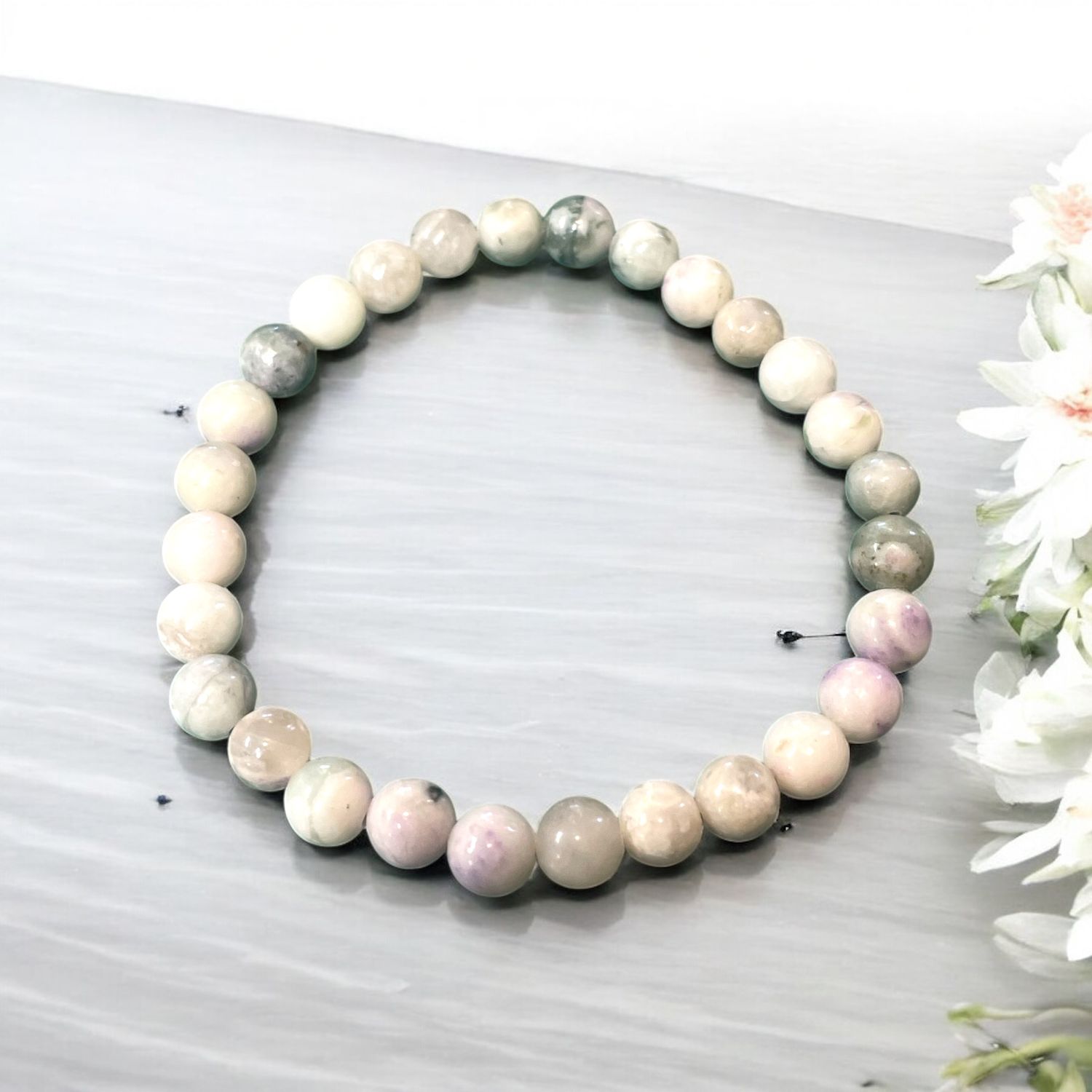 Peace Jade Bracelet 6mm