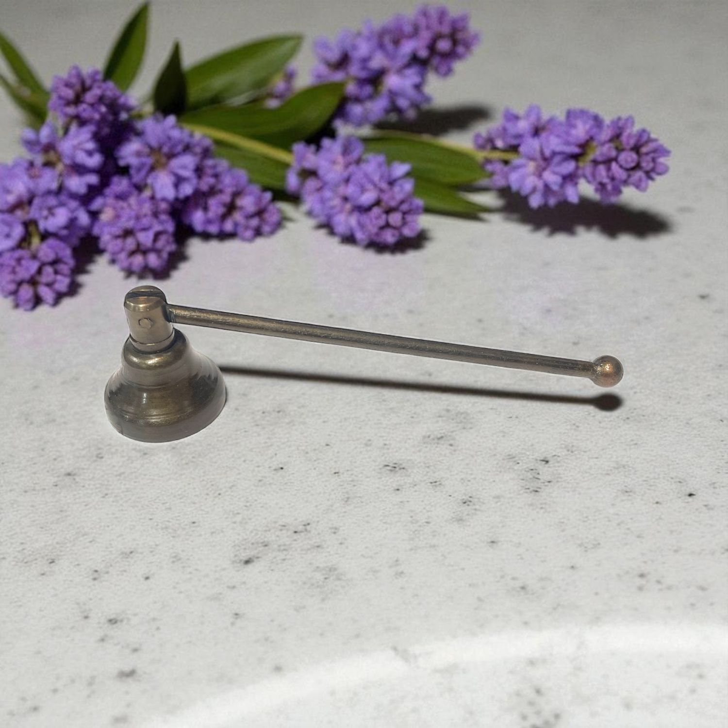 Rustic Antique Finish Swivel Metal Candle Snuffer 5&quot;L