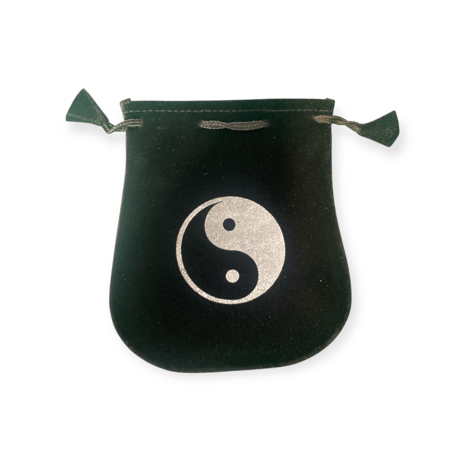 Yin Yang Velvet Black Bag