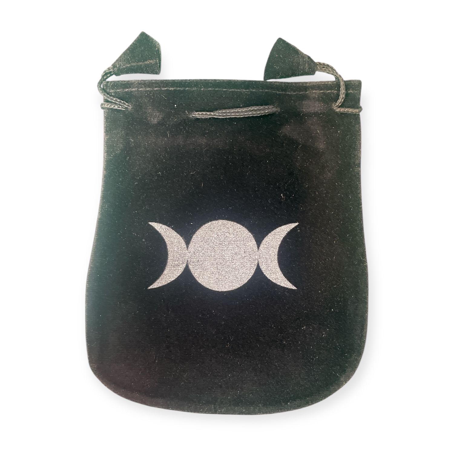 Triple Moon Velvet Bag w/Drawstring