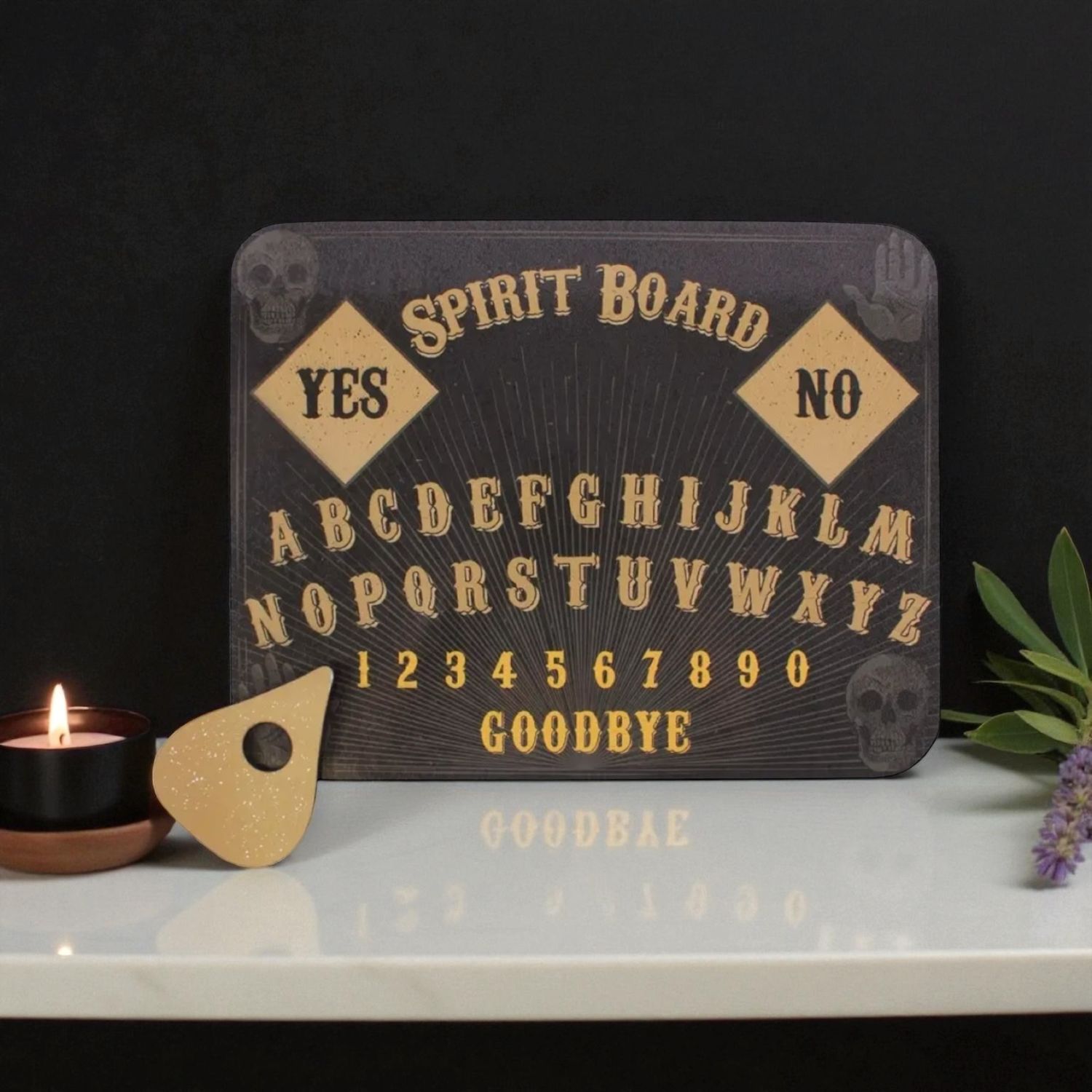 Skull Print Spirit Board