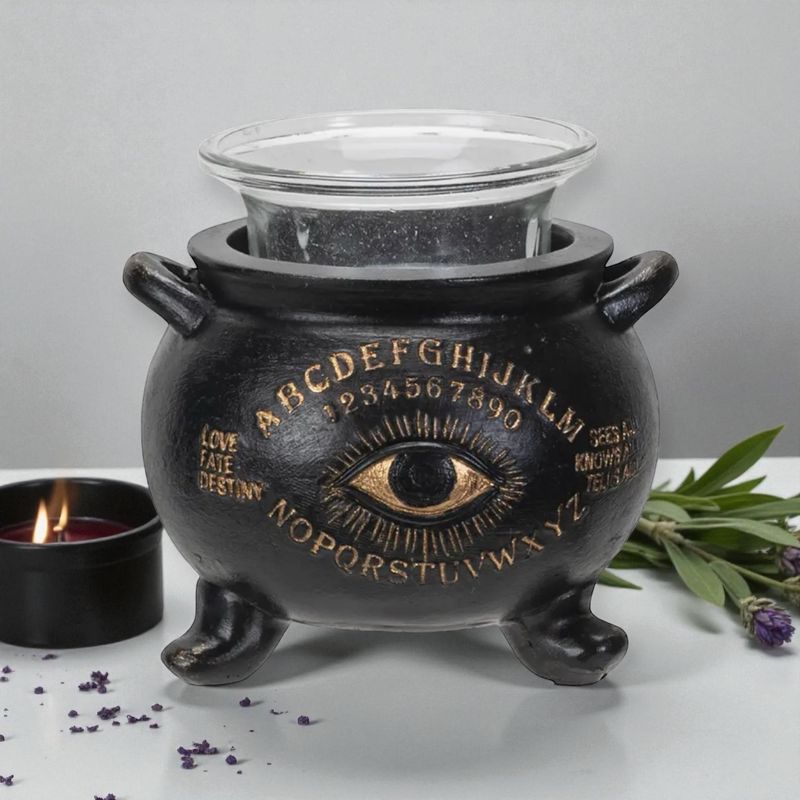 Spirit Board Cauldron Votive Holder