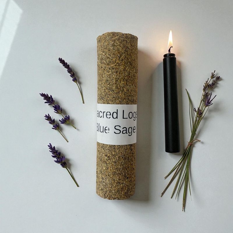 Sacred Log - Blue Sage