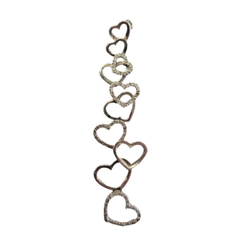 Pen 18kt w/g .50ct rd dia