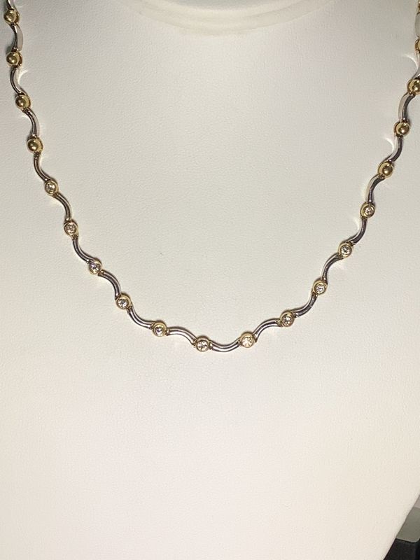 Nk 14kt t/t 1.10ct rd dia