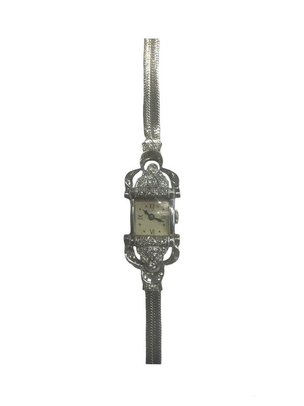Watch 14kt w/g 1.0ct dia