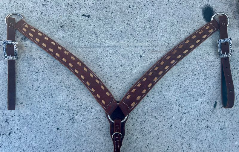 Breast Collar Buckstitched