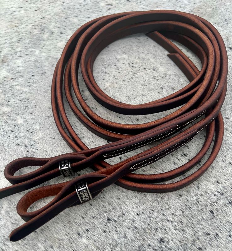 Quick Change Split Reins Dark Chocolate 5/8&quot;