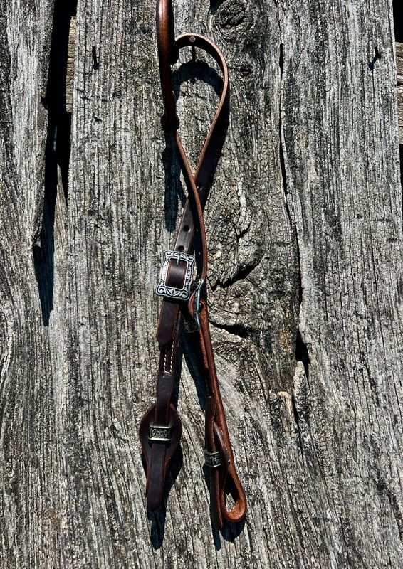 Quick Change Slip One Ear Headstall w/Buckle