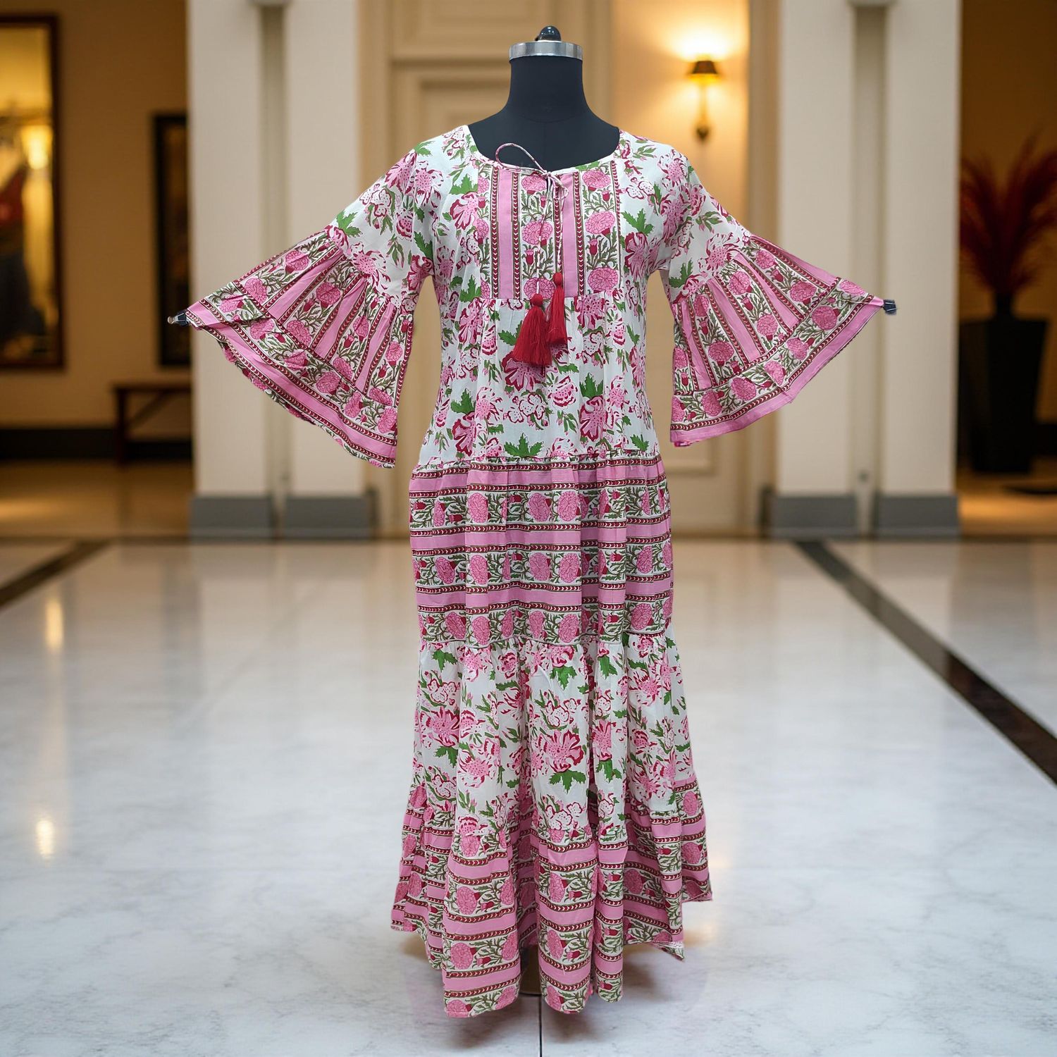 Cotton Jalabiya Double Closh Dress Gaby 02
