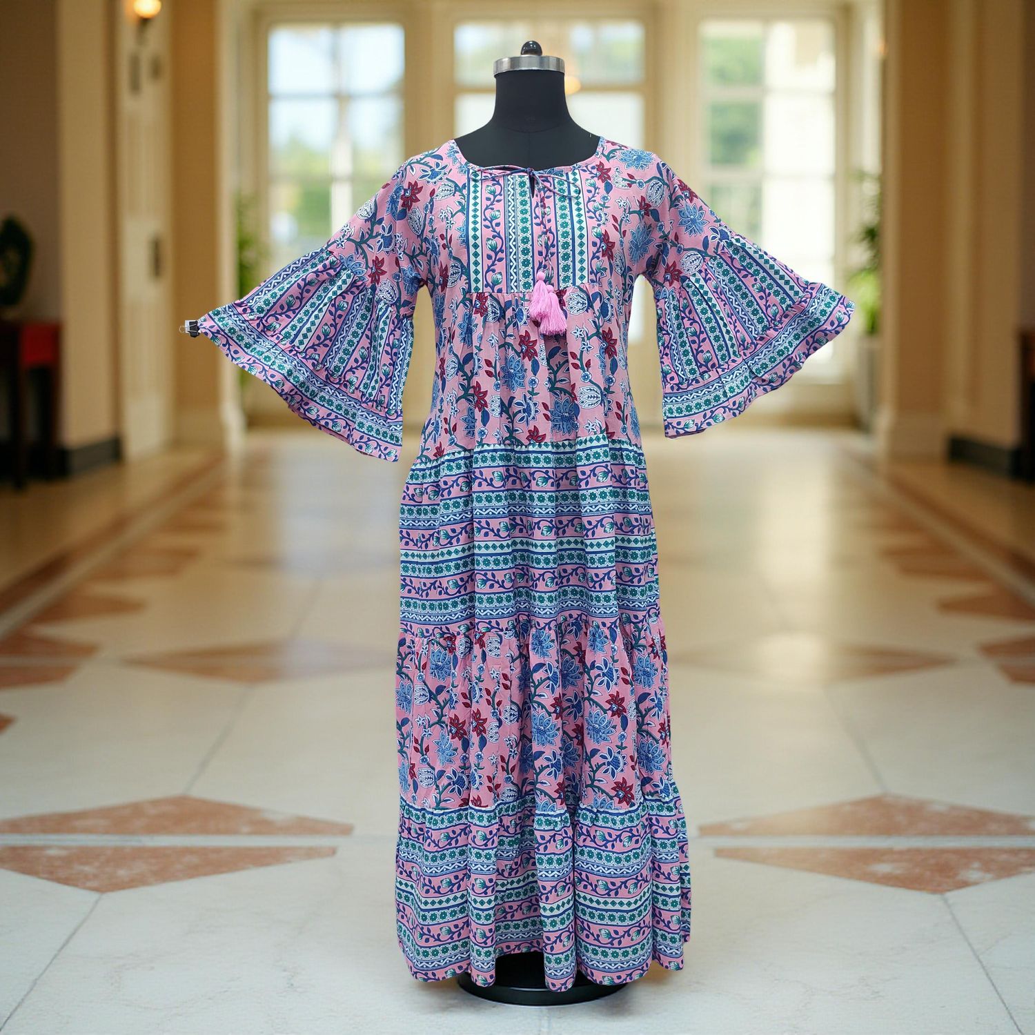 Cotton Jalabiya Double Closh Dress Gaby 04