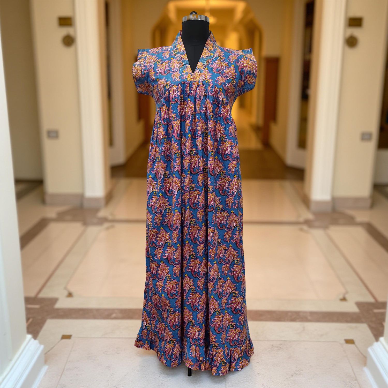 Cotton Jalabiya Dress Amani Crystal 02