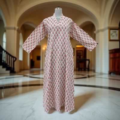 Cotton Jalabiya Dress Teena Crystal 03