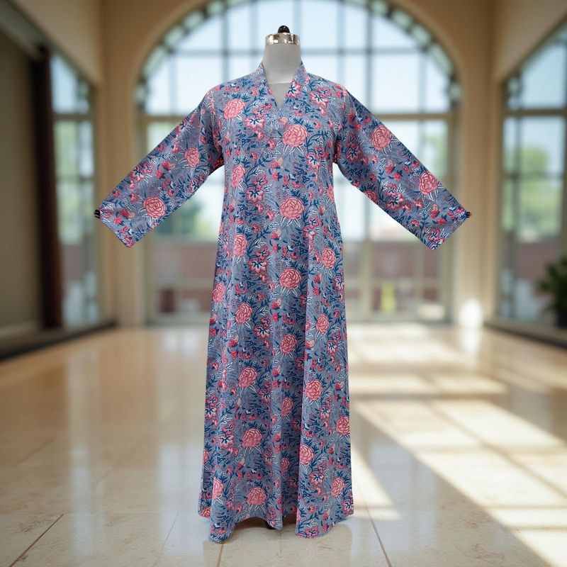 Cotton Jalabiya Dress Teena Crystal 01