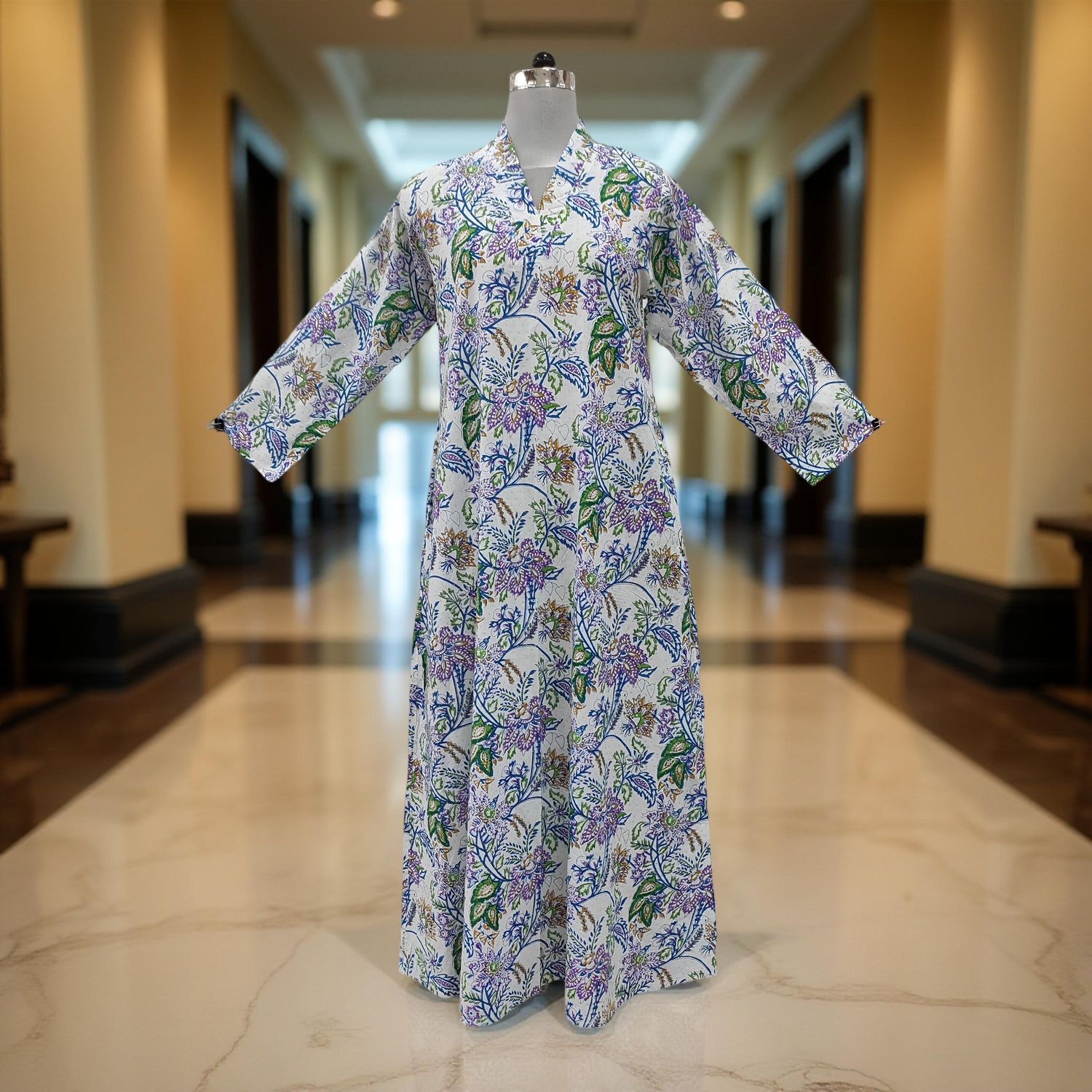 Cotton Jalabiya Dress Teena Crystal 06