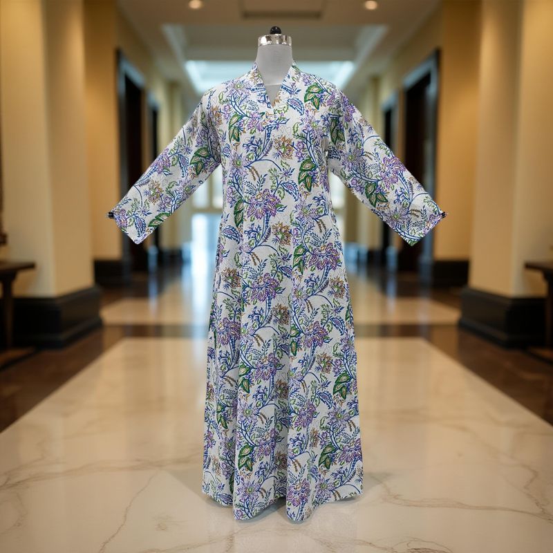 Cotton Jalabiya Dress Teena Crystal 06
