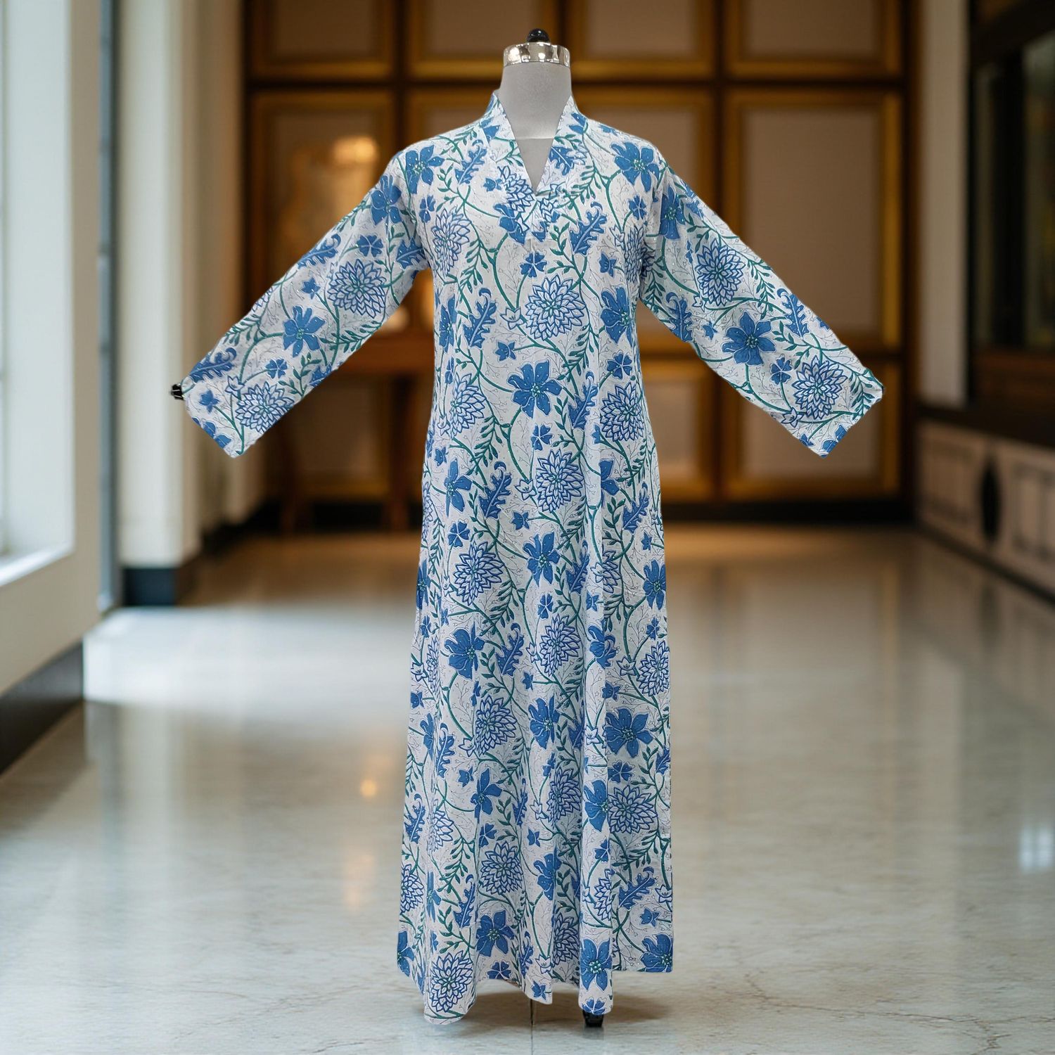 Cotton Jalabiya Dress Teena Crystal 07