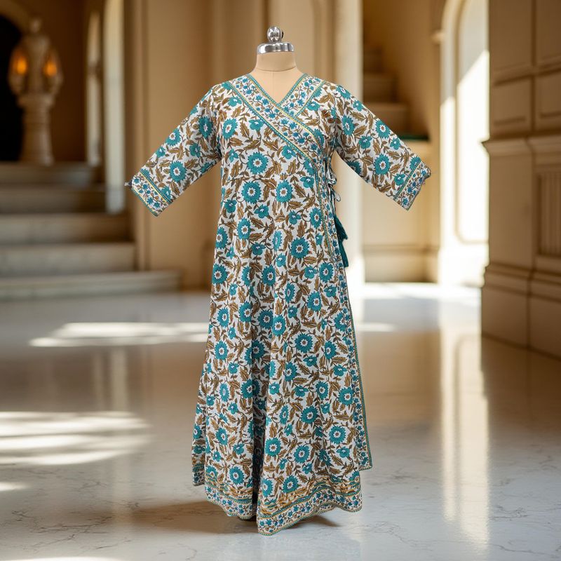Cotton Jalabiya Double Closh Dress Priam 06