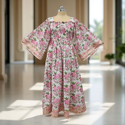 Cotton Jalabiya Double Closh Dress Elzina 03
