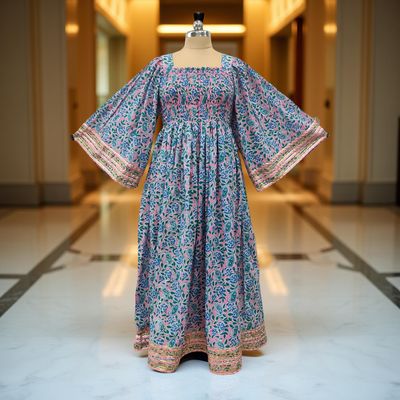 Cotton Jalabiya Double Closh Dress Elzina 06