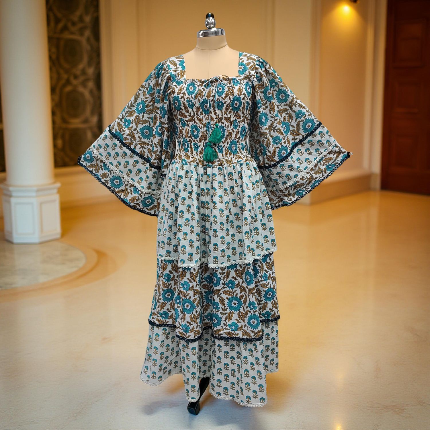 Cotton Jalabiya Double Closh Dress Rahima 07