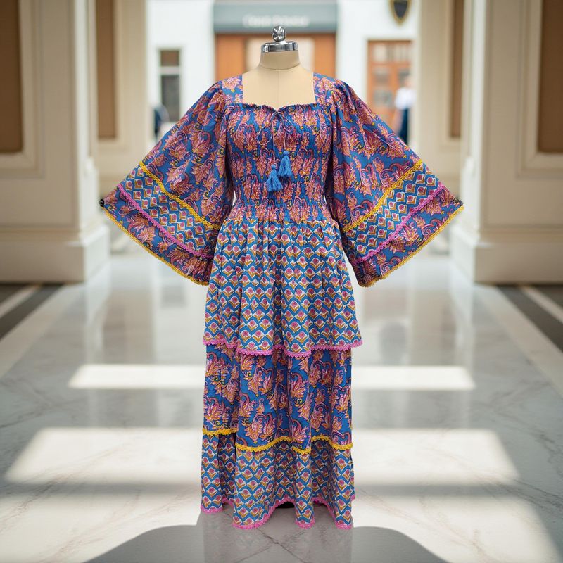 Cotton Jalabiya Double Closh Dress Rahima 08