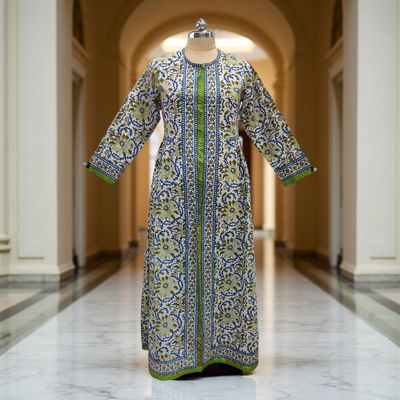 Cotton Jalabiya Dress Bhopali Crystal 07