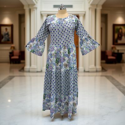 Cotton Jalabiya Dress Moon Crystal 02