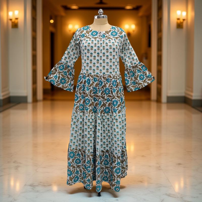 Cotton Jalabiya Dress Moon Crystal 03
