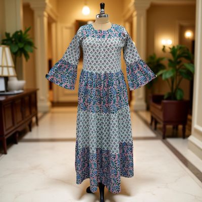 Cotton Jalabiya Dress Moon Crystal 06