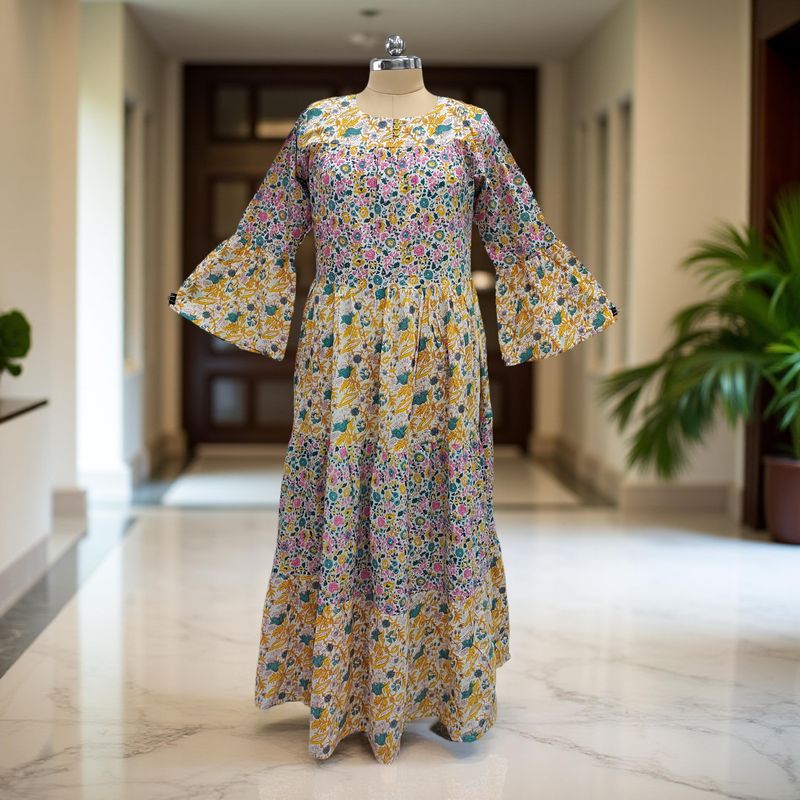 Cotton Jalabiya Dress Moon Crystal 08