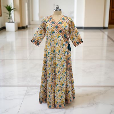 Cotton Jalabiya Double Closh Dress Priam Crystal 02